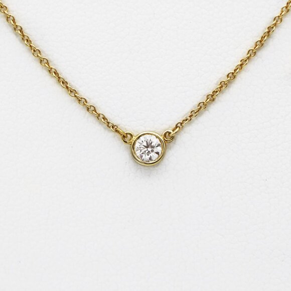 Tiffany & Co. Elsa Peretti® Diamonds by the Yard® Pendant .20ct Necklace - Picture 1 of 5